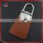 New Fashion Custom Embossed Leather Keychain