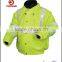 Reflective waterproof functional safety 4-in-1 bomber jacket