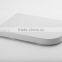 Duroplast square white easy release soft close toilet seat, high quality raised toilet seat