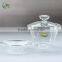 2016 Hot Selling Borosilicate Heat-resistant Gaiwan Mouth-blown Clean Glass Lid Tea Cup And Saucer Tea Set