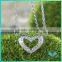Wholesale Fashion Moissanite Diamond Pendants Charms 925 Sterling Silver Necklace