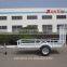 Flat Trailer With Galvanized Sheet and Loading Ramp for Goods F-510