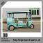 Elegent green passenger tricycle with roof three wheel motorized trike