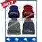 100% acrylic colorful knit hat and cap with custom embroidery logo on cuff wholesale factory  china