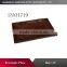 Ceramic rectangular embossment design charger plate/dinnerware