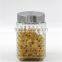 square shape glass canister jars