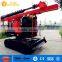 Crawler type solar pile hammer with hydraulic