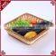 Cheap wholesale eco-friendly plastic wicker woven home or resturant food tray vegetable plant tray