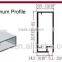 OEM aluminum factory high quality aluminum edge for kitchen cabinet and custom glass aluminum extrusion frame