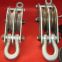 Coir rope aluminous hoisting rope pulley blocks for lifting