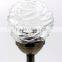 120mm Crackle Ball Stainless Steel Solar Garden Lawn LED Path Light