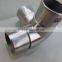 Stainless steel 3 way pipe connector
