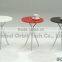 Tempered Glass Modern Design Metal Magazine Rack Small Design Table