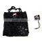 Black panda shape folding shoulder bags pet theme foldable tote shopping bags