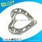 hot sale metal heart shape belt buckle