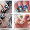 2016 High Fashion Designs Silver Gold paper nail foil