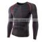 2016 Men Running Cycling Tight Sportswear Long Sleeve Breathable Quick-Dry Basketball Jersey Compression Shirt