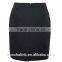 summer ladies custom high quality black office formal wear skirts