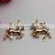 Fashion zinc alloy gold words engraved garment accessories for shoes&bags