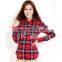 latest fashion Casual slim floral women shirt