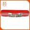 Fashion Top Sell Newest Elasticity Red Cinch Belt with Vintage Buckle