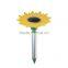 New garden yard solar panel multiple energy saving pulse snake mouse vibration sun flower pest rat repeller