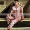 Imitation Silk Men Winter Pajama Set different size for choice Solid more colors for choice 59347