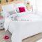 100% cotton stripe satin twin size flat hotel bedding sets