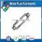 Made In Taiwan Galvanized eye and Eye or Hook and Eye Turnbuckles Barrel Strainers or Tensioners DIN 1480