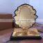 Sun flower wooden with metal plate trophy,wooden trophy,metal base trophy