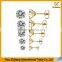Wholesale Stainless Steel Cubic Zirconia Stud Earrings with many stlye