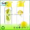 2016 new Custom logo plastic tritan sport fruit infuser water bottle with infuser
