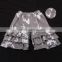 children capris toddler knit cotton ruffle baby legging pants triple baby icing ruffle pants