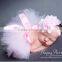 New coming Mint Girl Baby Party Dresses Baby Tutu Dress with Flower Headband Infant headband Baby Girl Set Photo