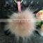 Bag Decoration Accessories Artificial Wool Key Pendant Ball Fur Pom Keychain
