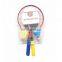 Colorful Flexible Children Badminton Racket With 3 Shuttlecocks