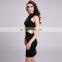 A Forever Fairness 2017 Women Black Fashion Plus Size Ladies Bodycon Dress