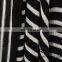 American style zebra striped design sweater long length cardigan