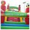 inflatable slide sport games football obstacle course for kids