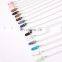 Wholesale natural agate chip stone Crystal act the role six Anglecylindrical simple fashion pendulum pendant necklace