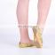 BestDance Foldable Shoes Belly Ballet Dance Soft Heel Flat Shoes for Women Girls OEM