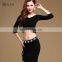 T-5133 Soft modal nice designed training belly dance wear set