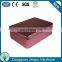 china factory square metal soap tin box
