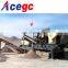 Aggregate mobile crushing screening station plant for soft / hard stone