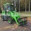 1ton chinese lowest price small front wheel loader hot sale in 2018