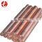 Bare solid copper aluminum bimetal bus bar / copper ground bar China Supplier