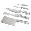 Super Sharp 5 Pcs Hollow Handle Stainless Steel Chef Knife Set