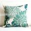 Custom digital printed linen cotton cushion cover decorative pillow case