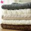 Hot Selling High Quality 100% Cotton/Acrylic Cable Knit Decorative One Layer Multifunction Throw Pillow Covers for Couch