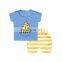 Wholesale 100% Cotton Baby Sets T-Shirt and Short Sets Toddler Boy Summer Boutique Outfits